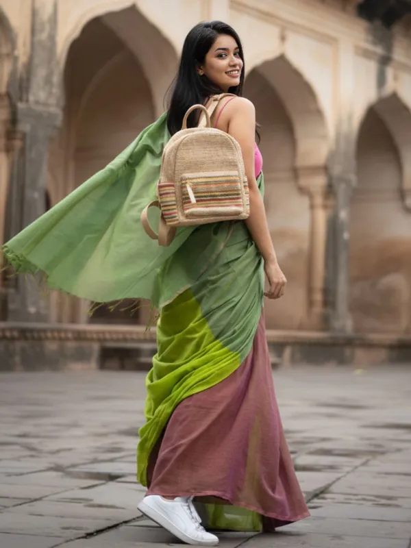 Nirmal_Pure_Khadi_Cotton_Vinrant_Handloom_Saree