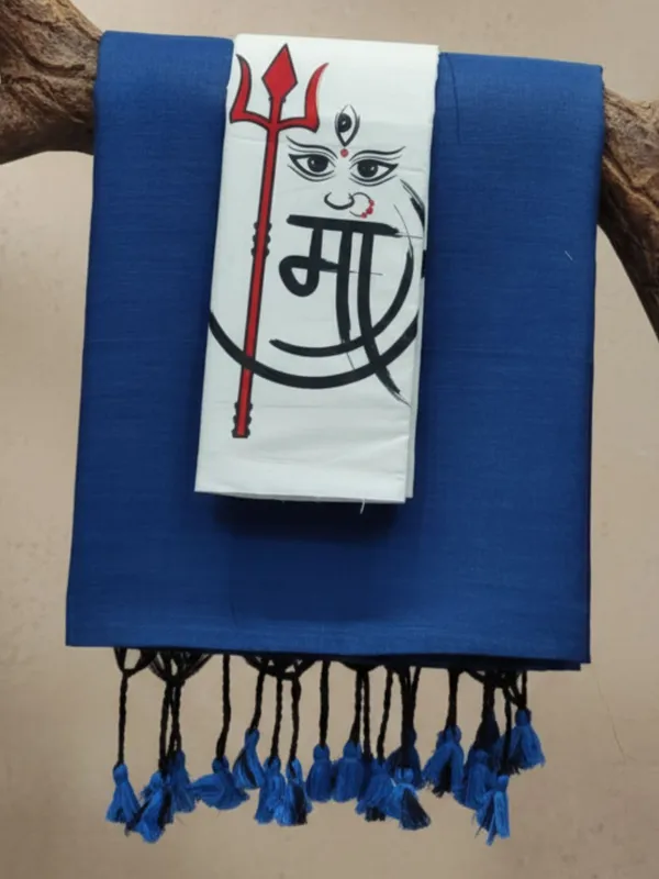 Chitrika_Pure_Khadi_Cotton_Handloom_Saree_Indigo
