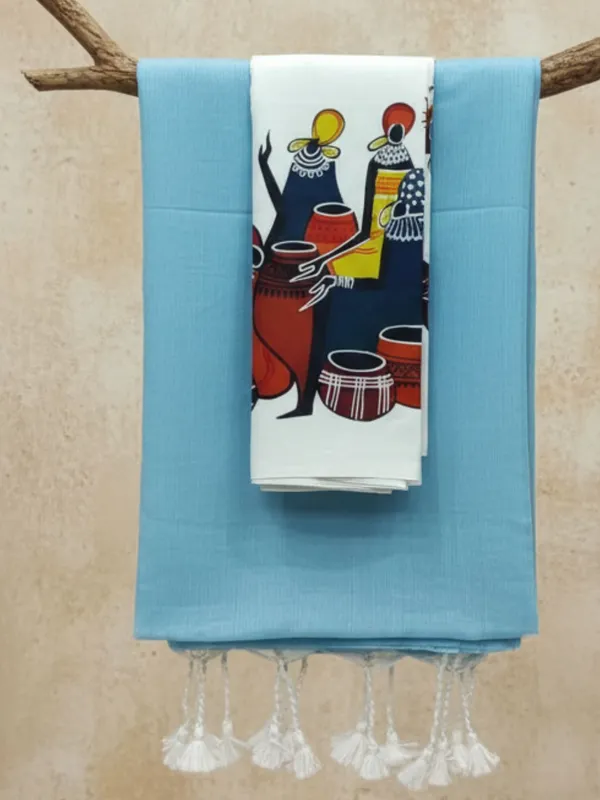 Chitrika_Pure_Khadi_Cotton_Handloom_Saree_Sky_Blue