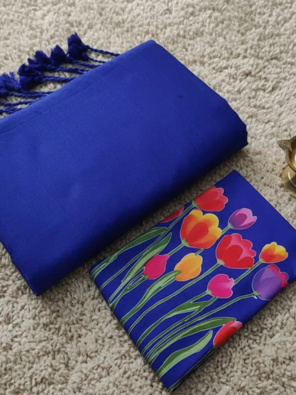 Chitrika_Pure_Khadi_Cotton_Handloom_Saree_Bright_Blue