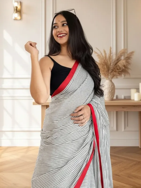 Nirmal_Anchal_Pure_Khadi_Cotton_Saree_Gray