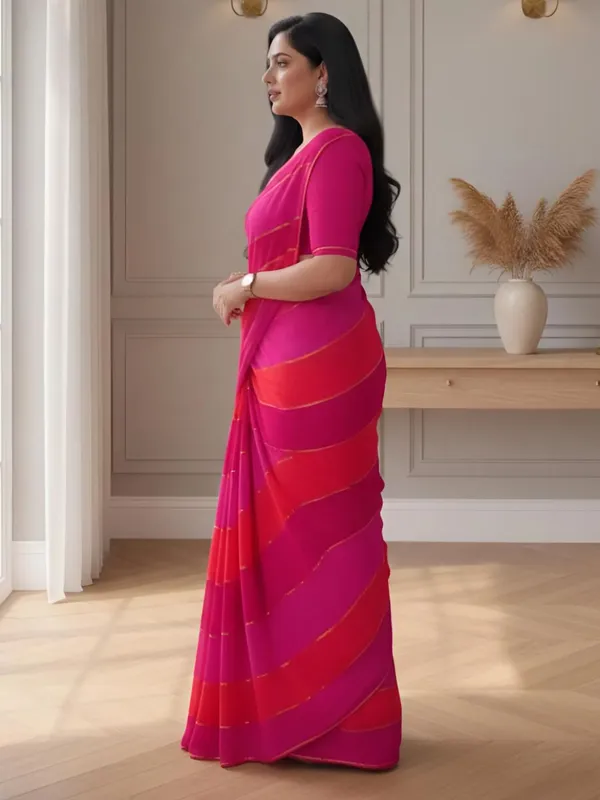 Nakshi_Bahaar_Pure_Mul_Cotton_Handloom_Saree_Pink_&_Red