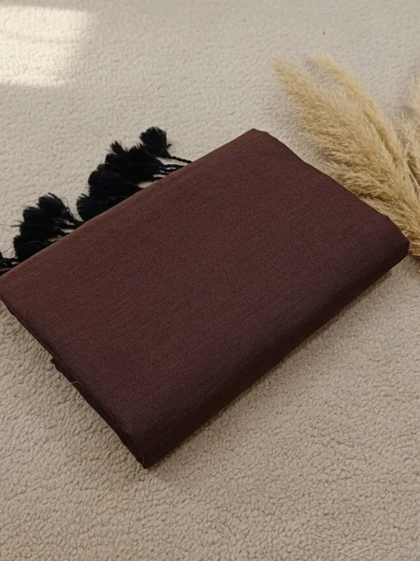 Nirmal_Pure_Khadi_Cotton_Handloom_Saree_Coffee_Brown