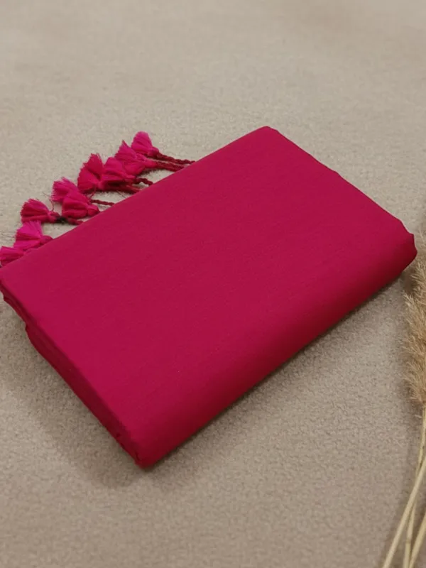 Nirmal_Pure_Khadi_Cotton_Handloom_Saree_Rani_Pink