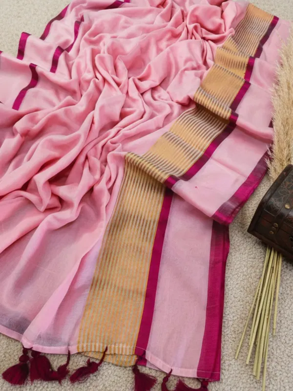 Baadal_Baani_Pure_Mul_Cotton_Pink_Handloom_Saree