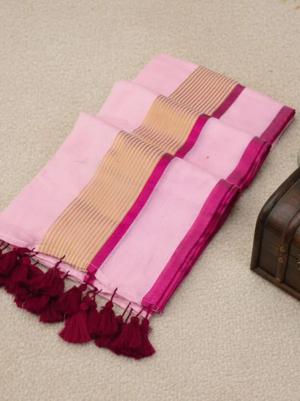 Baadal_Baani_Pure_Mul_Cotton_Pink_Handloom_Saree