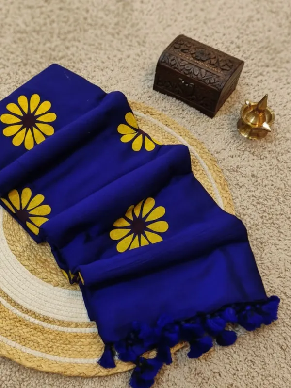 Nirmal_Rang_Ink_Blue_Pure_Cotton_Handloom_Saree
