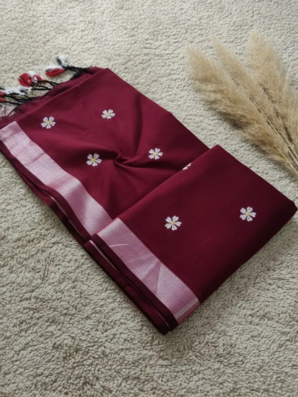 Nakshi_Pure_Khadi_Cotton_Handloom_Saree_Red