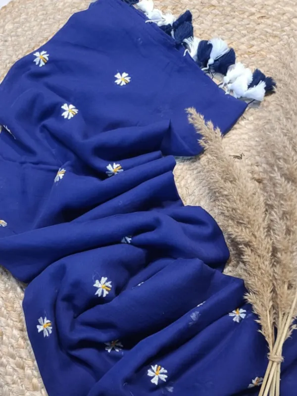 Hawa_Hawai_Embroidery_Mul_Cotton_Saree_Royal_Blue