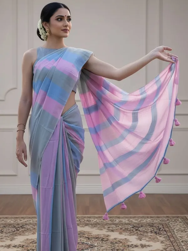 Nirmal_Pure_Khadi_Cotton_Handloom_Elegant_Saree