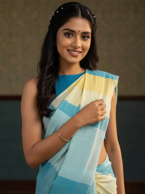 Nirmal_Pure_Khadi_Cotton_Handloom_Graceful_Saree