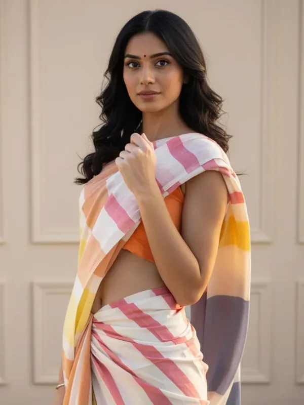 Nirmal_Pure_Khadi_Cotton_Handloom_Poised_Saree