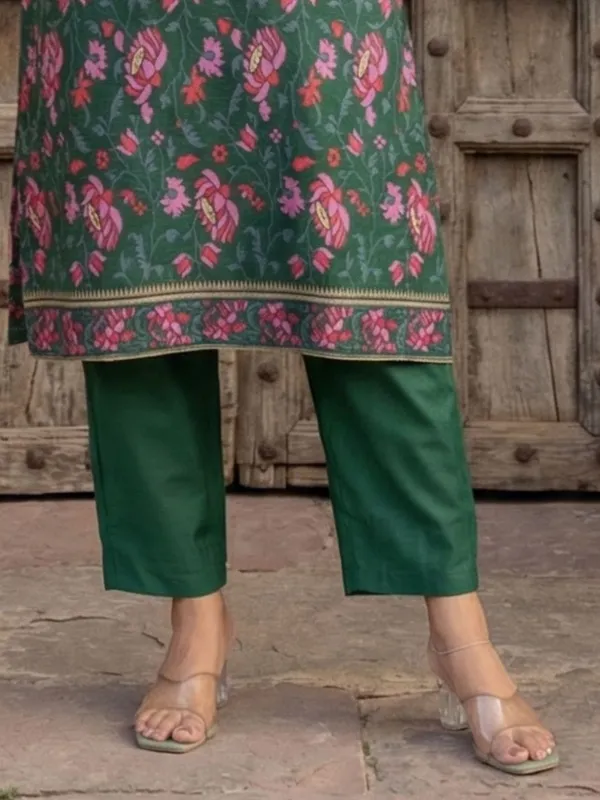 Shan-e-Banaras_Brocade_Silk_Suit_Green