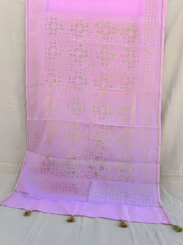Roop_Baani_Pure_Chanderi_Silk_Applique_Saree_Pink
