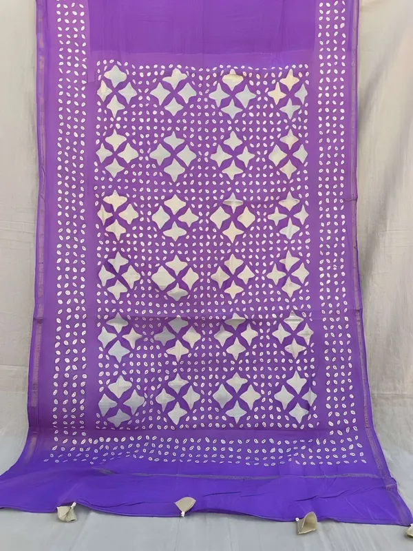 Roop_Baani_Pure_Chanderi_Silk_Applique_Saree_Violet