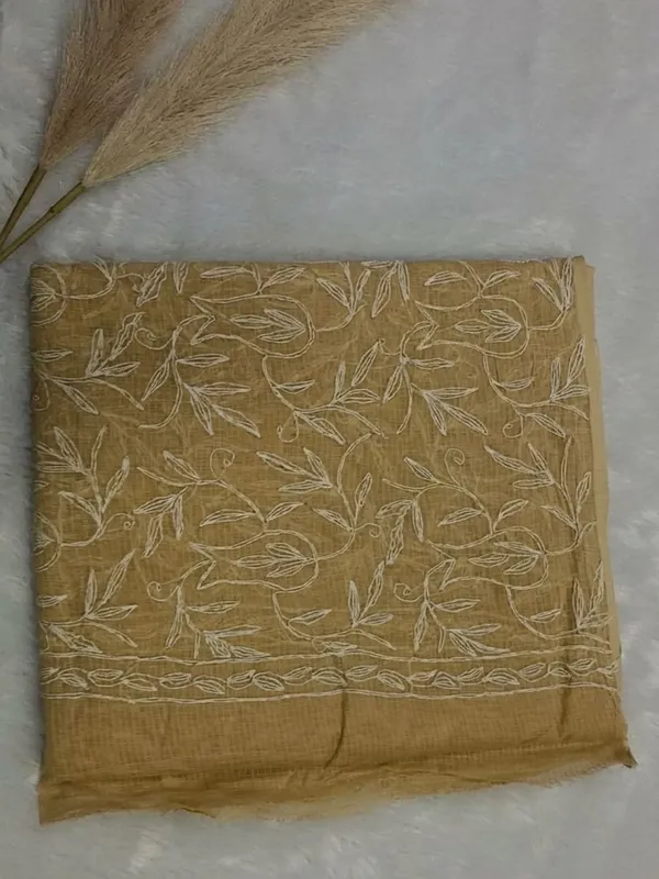 Leher_Baani_Kota_Doria_Tepchi_Saree_Brown