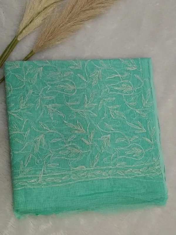 Leher_Baani_Kota_Doria_Tepchi_Saree_Sea_Green