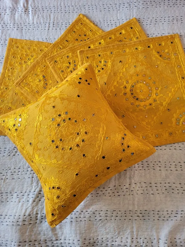 Khamma_Ghani_Mirror_Work_Cushion_Cover_(Set_of_5)_Yellow