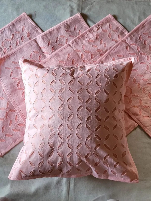 Khamma_Ghani_Applique_Cushion_Cover_(Set_of_5)_Rose_Pink