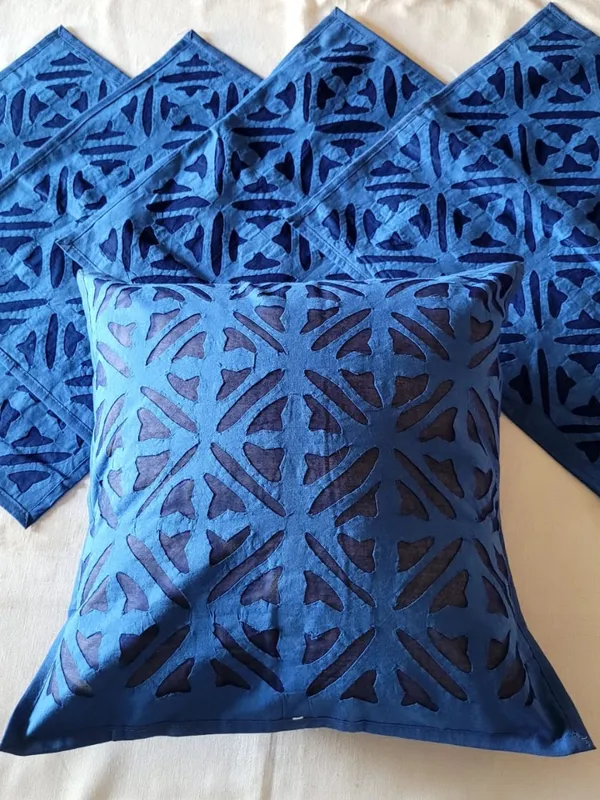 Khamma_Ghani_Applique_Cushion_Cover_(Set_of_5)_Dark_Blue