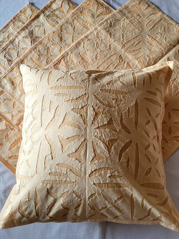 Khamma_Ghani_Applique_Cushion_Cover_(Set_of_5)_Creamy_Peach