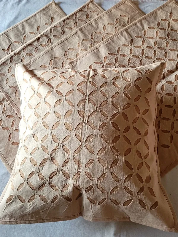 Khamma_Ghani_Applique_Cushion_Cover_(Set_of_5)_Light_Brown