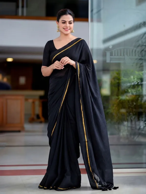 Hawa_Hawai_Handloom_Pure_Mul_Cotton_Saree_Raven_Black