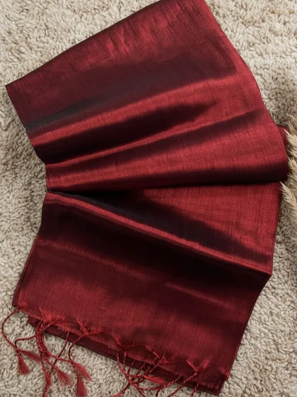Aabha_Roop_Handloom_Pure_Tissue_Cotton_Saree_Maroon