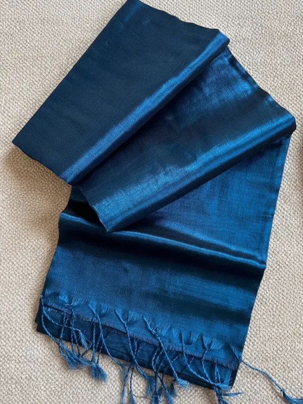 Aabha_Roop_Handloom_Pure_Tissue_Cotton_Saree_Blue