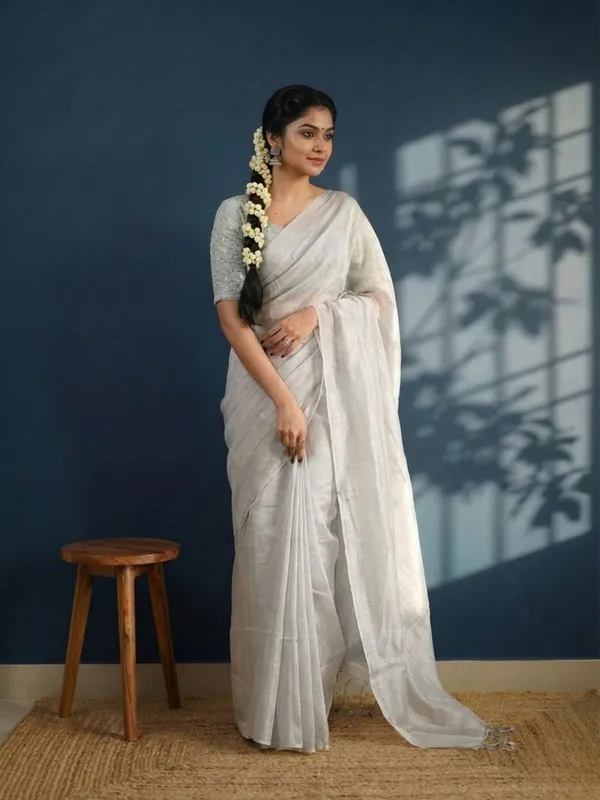 Aabha_Roop_Handloom_Pure_Tissue_Cotton_Saree_White