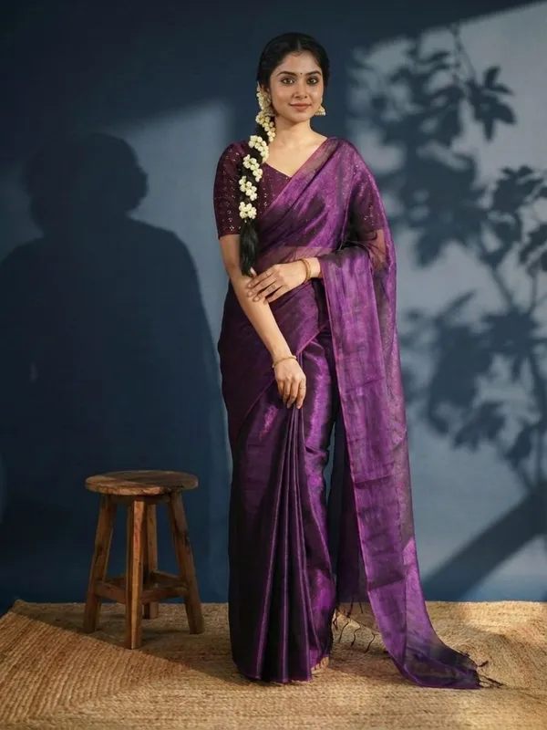 Aabha_Roop_Handloom_Pure_Tissue_Cotton_Saree_Violet