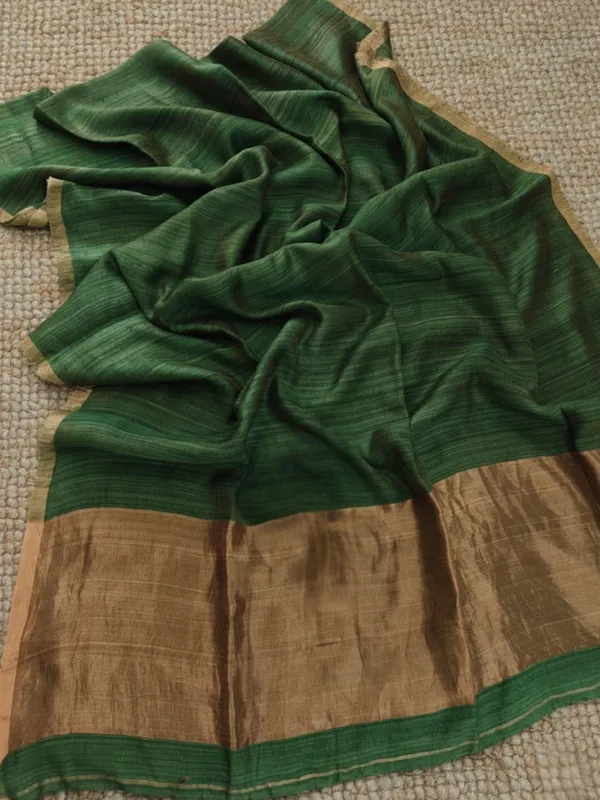 Virasaa_Roop_Silkmark_Handloom_Saree_Emerald_Green
