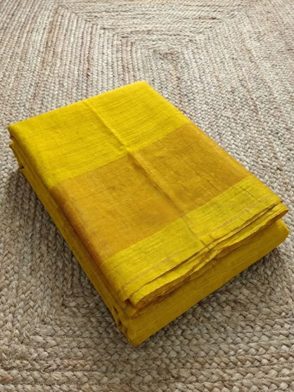 Virasaa_Roop_Silkmark_Handloom_Saree_Bright_Yellow