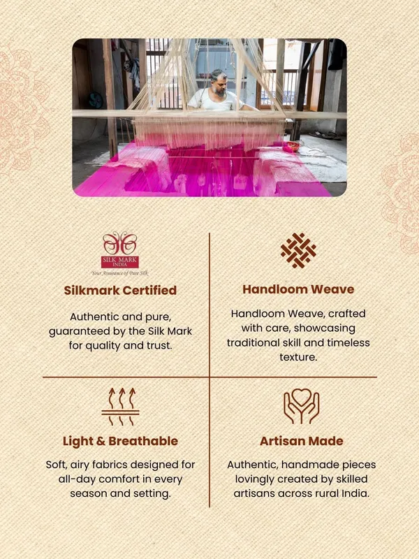 Virasaa_Roop_Silkmark_Handloom_Saree_Dark_Pink