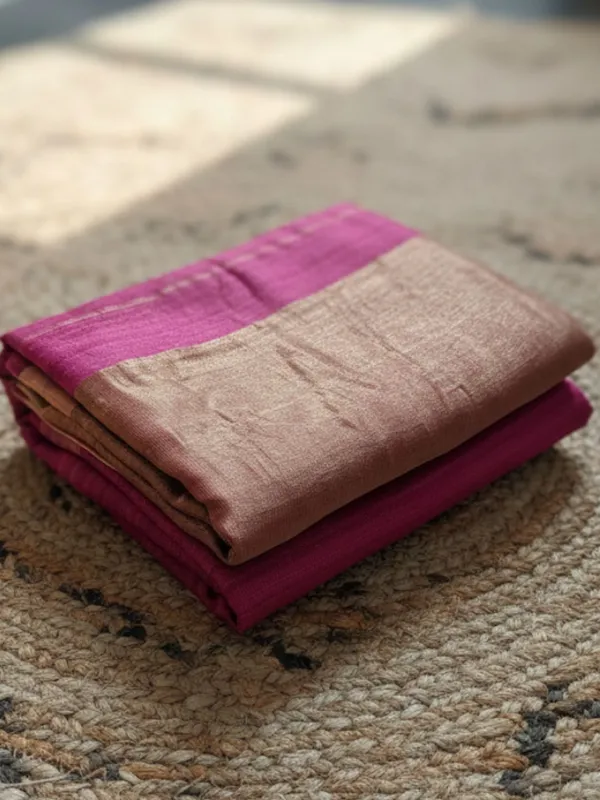 Virasaa_Roop_Silkmark_Handloom_Saree_Dark_Pink