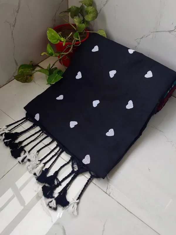 Nakshi_Handloom_Pure_Khadi_Cotton_Saree_Raven_Black