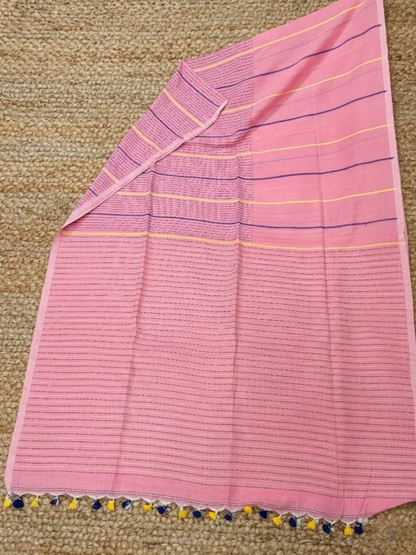 Samanvaya_Embroidery_Handloom_Pure_Cotton_Saree_Candy_Pink