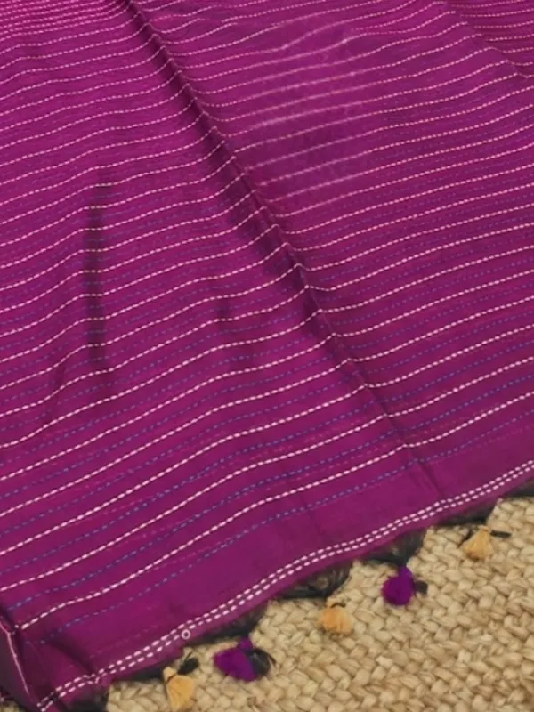 Samanvaya_Embroidery_Handloom_Pure_Cotton_Saree_Purple