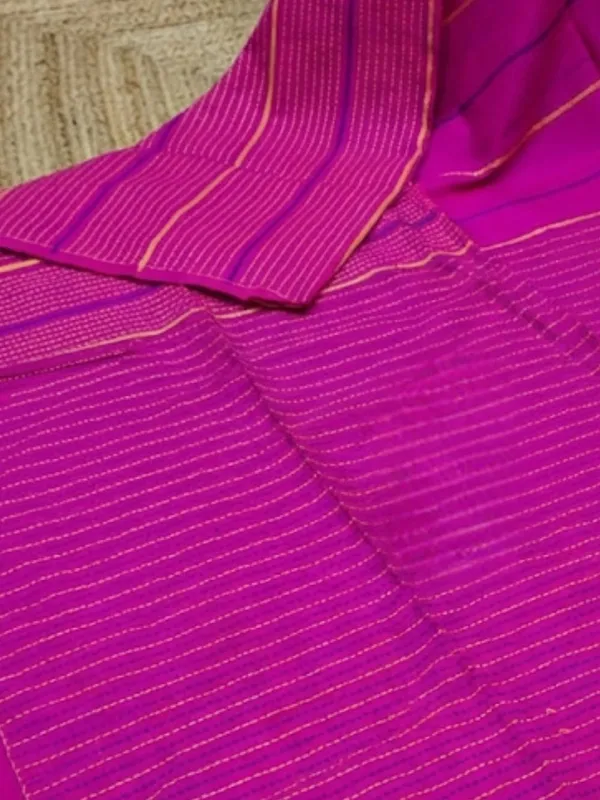 Samanvaya_Embroidery_Handloom_Pure_Cotton_Saree_Magenta
