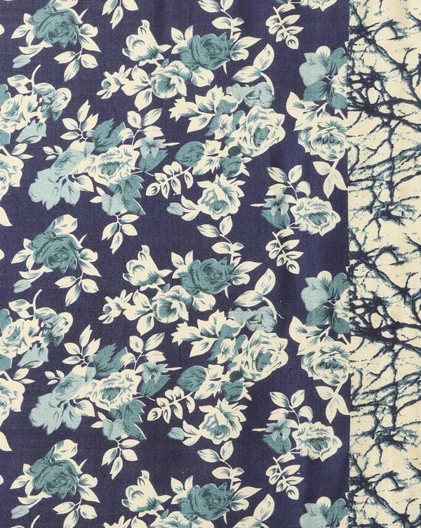 Navy_Blue_Floral_&_Crackle_Kashmiri_Silk_Saree_|_Kyaari