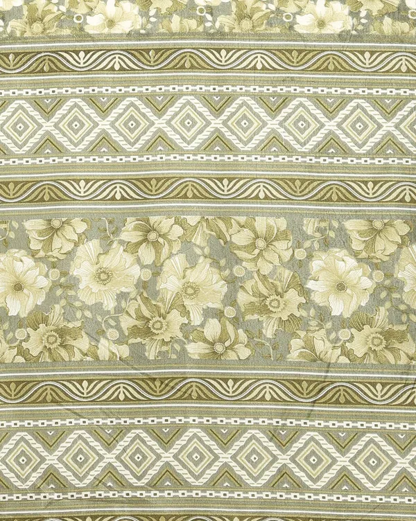 Olive_Green_Floral_&_Geometric_Kashmiri_Silk_Saree_|_Kyaari