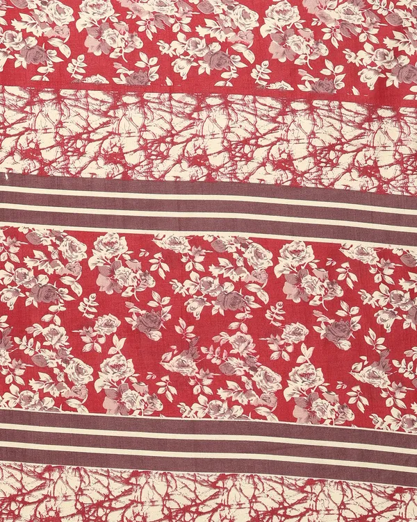 Deep_Red_Floral_Kashmiri_Silk_Printed_Saree_|_Kyaari