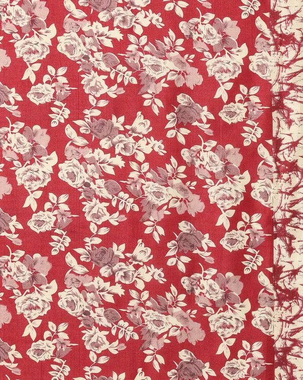 Deep_Red_Floral_Kashmiri_Silk_Printed_Saree_|_Kyaari