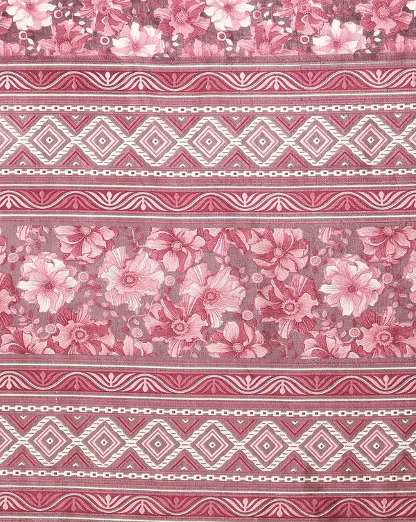Maroon_Floral_Kashmiri_Silk_Saree,_Geometric_Border_|_Kyaari