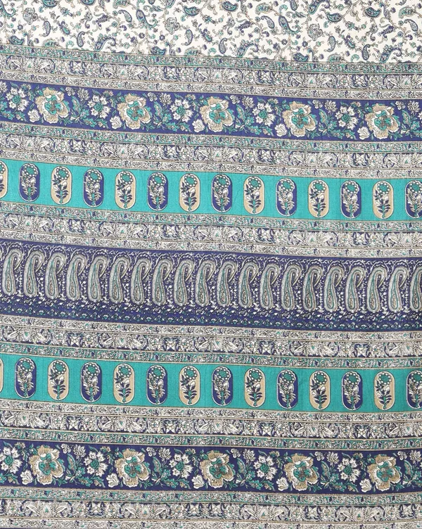 White_&_Blue_Paisley_Kashmiri_Silk_Printed_Saree_|_Manzil