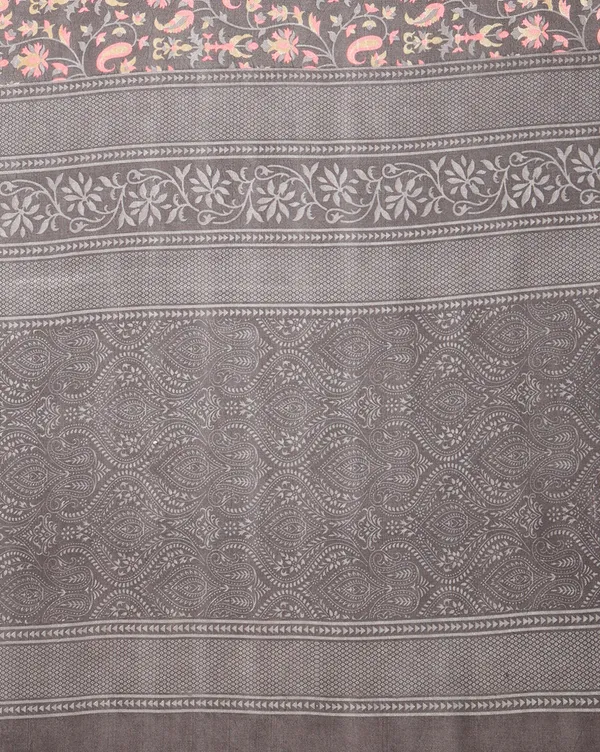 Grey_Floral_Paisley_Printed_Kashmiri_Silk_Saree_|_Silsila
