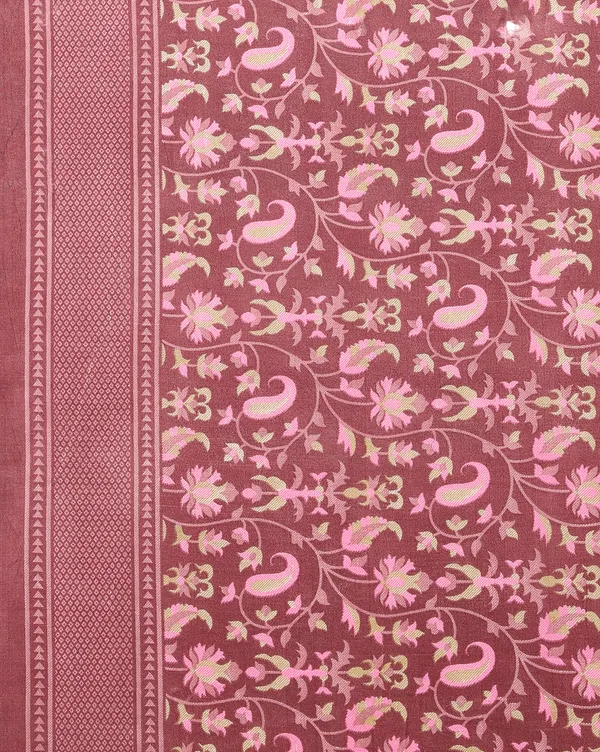 Maroon_Floral_Paisley_Printed_Kashmiri_Silk_Saree_|_Silsila