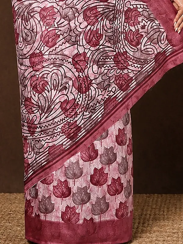 Pale_Pink_Floral-Pallu_Kashmiri_Silk_Printed_Saree_|_Patjhad