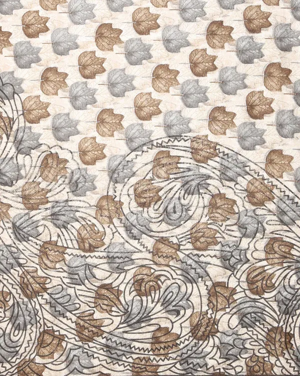 Beige_&_Brown_Border_Kashmiri_Silk_Printed_Saree_|_Patjhad