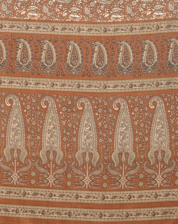 Brown_&_Bronze_Paisley_Kashmiri_Silk_Printed_Saree_|_Manzil